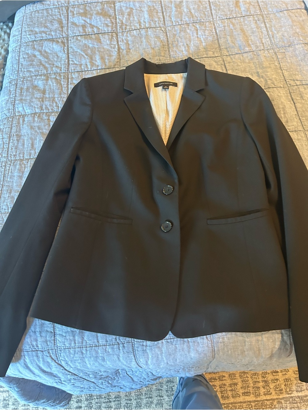 Ann Taylor Black Women's Two-Button Blazer